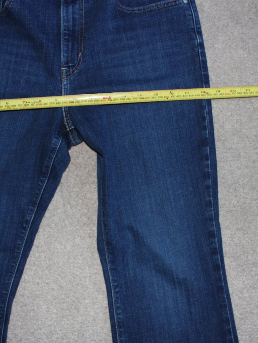 Levi's 725 High Rise Bootcut Jeans Women's 31 Dark Wash Stretch - Picture 8 of 9